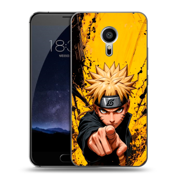 Пластиковый чехол на Meizu Pro 5 с принтом Naruto Наруто