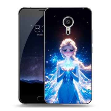 Пластиковый чехол на Meizu Pro 5 с принтом Холодное сердце Frozen