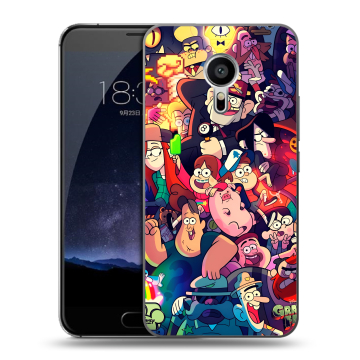 Пластиковый чехол на Meizu Pro 5 с принтом Gravity Falls Гравити Фолз