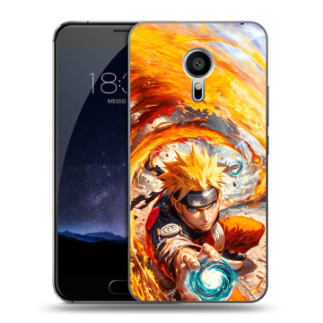 Пластиковый чехол на Meizu Pro 5 с принтом Аниме Наруто Naruto