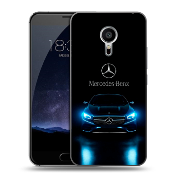 Пластиковый чехол на Meizu Pro 5 с принтом Mercedes Мерседес