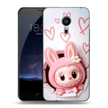 Пластиковый чехол на Meizu Pro 5 с принтом Labubu Лабубу