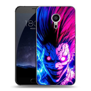 Пластиковый чехол на Meizu Pro 5 с принтом Death note Тетрадь смерти