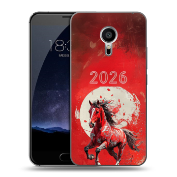 Пластиковый чехол на Meizu Pro 5 с принтом Новый год