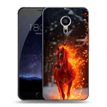 Пластиковый чехол на Meizu Pro 5 с принтом Новый год