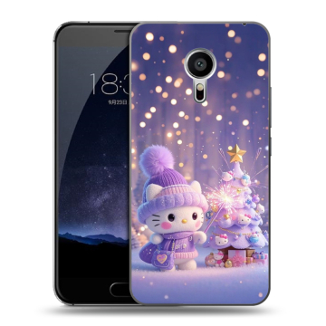 Пластиковый чехол на Meizu Pro 5 с принтом Новый год