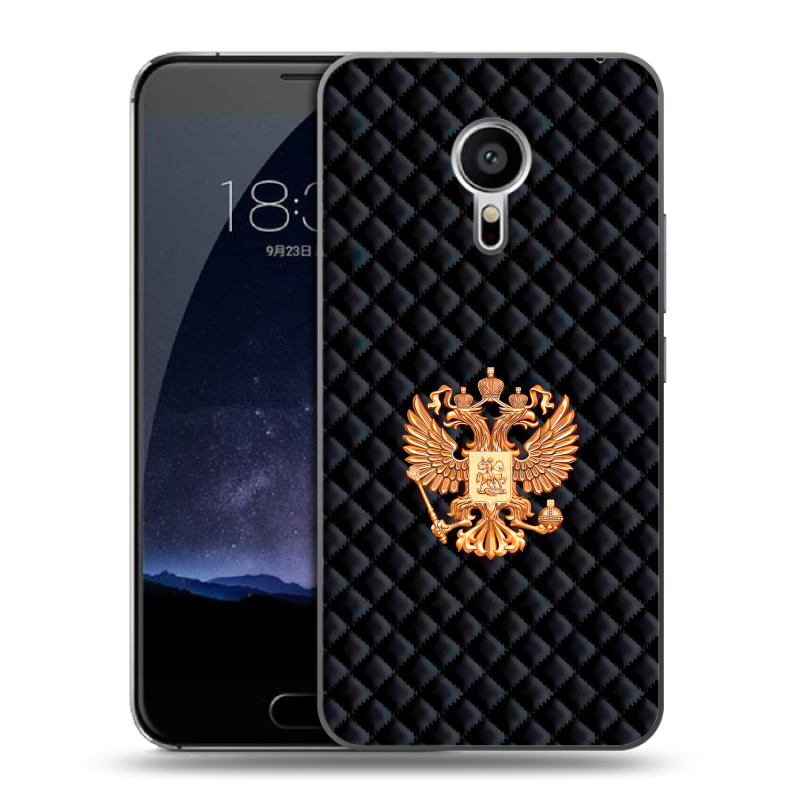 Пластиковый чехол на Meizu Pro 5 с принтом Герб России принт Пластиковый чехол на Meizu Pro 5 с принтом Герб России принт