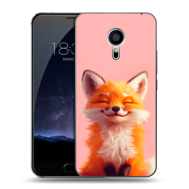 Пластиковый чехол на Meizu Pro 5 с принтом милая лиса Пластиковый чехол на Meizu Pro 5 с принтом милая лиса