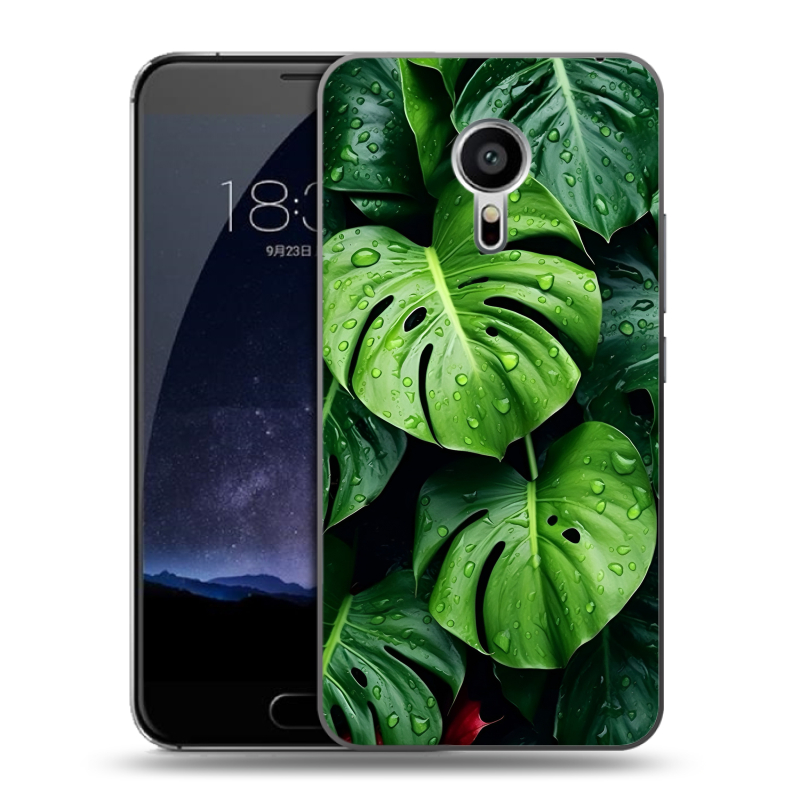 Пластиковый чехол на Meizu Pro 5 с принтом Листья Пластиковый чехол на Meizu Pro 5 с принтом Листья