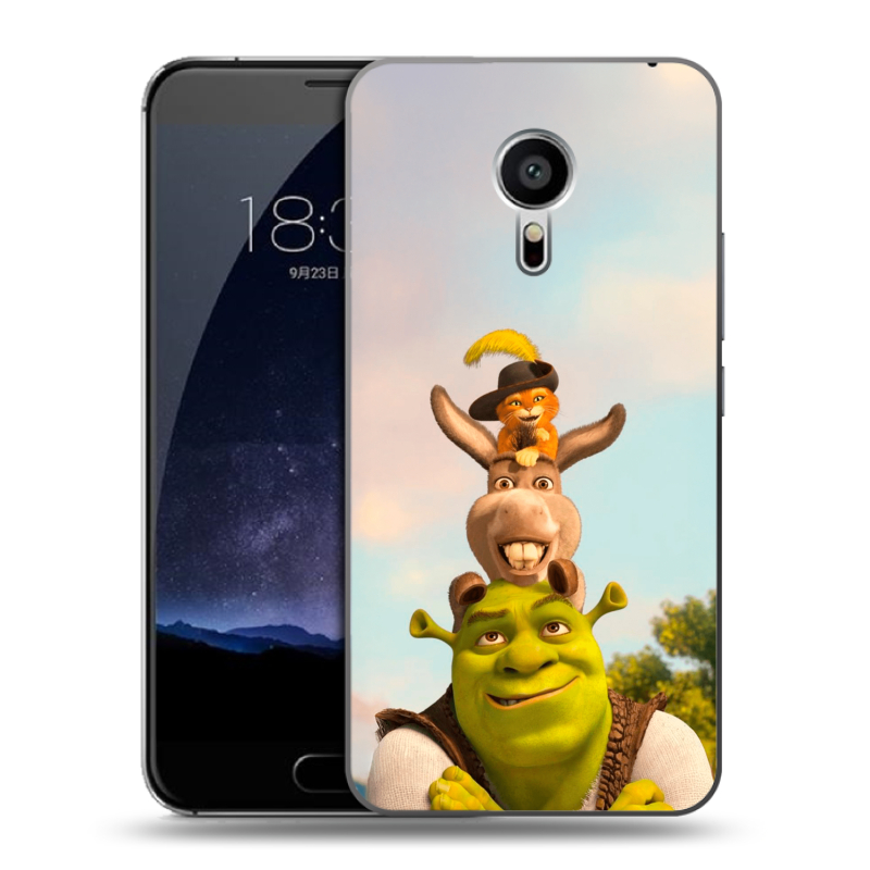 Пластиковый чехол на Meizu Pro 5 с принтом Шрек Shrek Пластиковый чехол на Meizu Pro 5 с принтом Шрек Shrek
