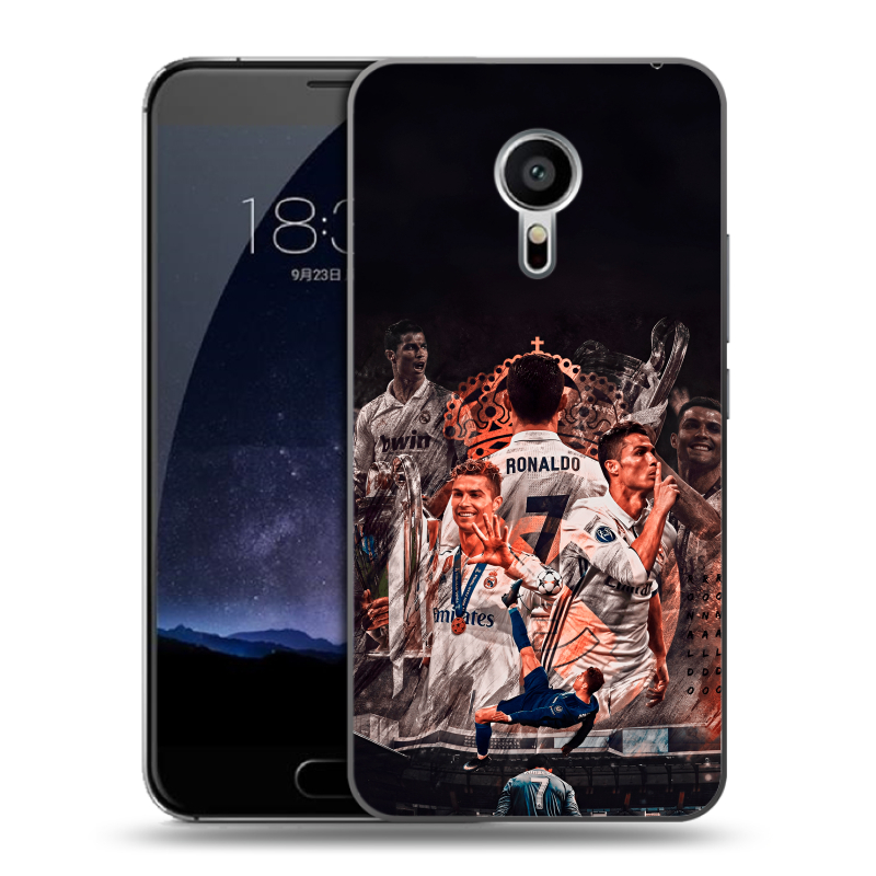 Пластиковый чехол на Meizu Pro 5 с принтом Реал Роналдо Real Ronaldo Пластиковый чехол на Meizu Pro 5 с принтом Реал Роналдо Real Ronaldo