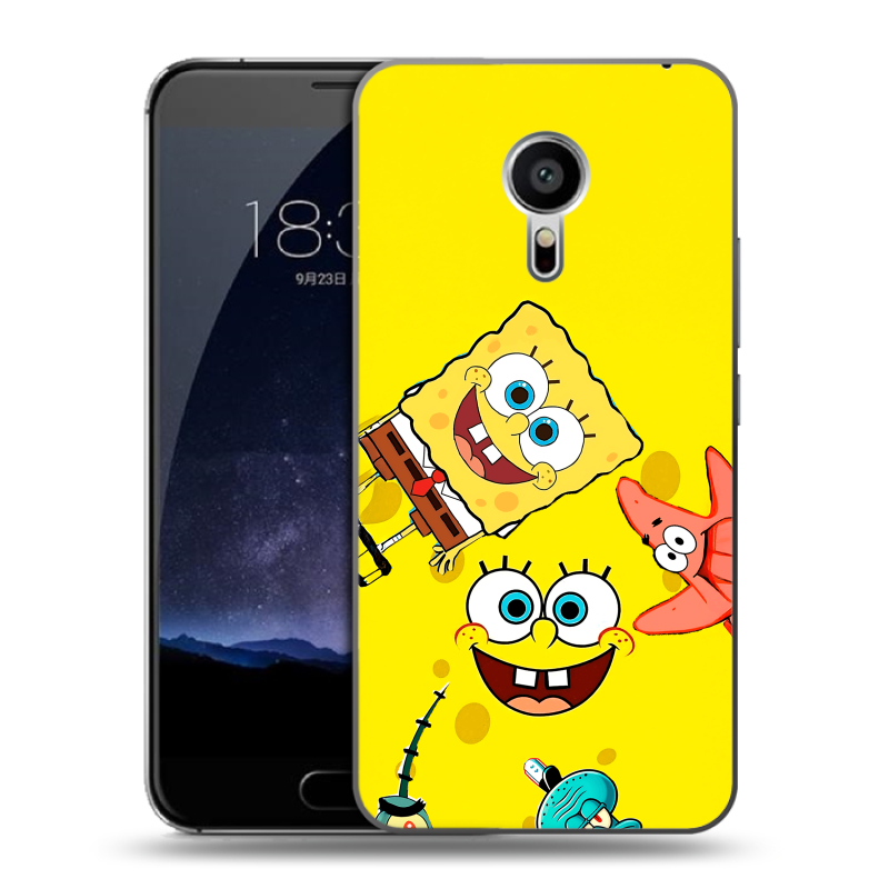 Пластиковый чехол на Meizu Pro 5 с принтом Спанч боб Спанчбоб Пластиковый чехол на Meizu Pro 5 с принтом Спанч боб Спанчбоб