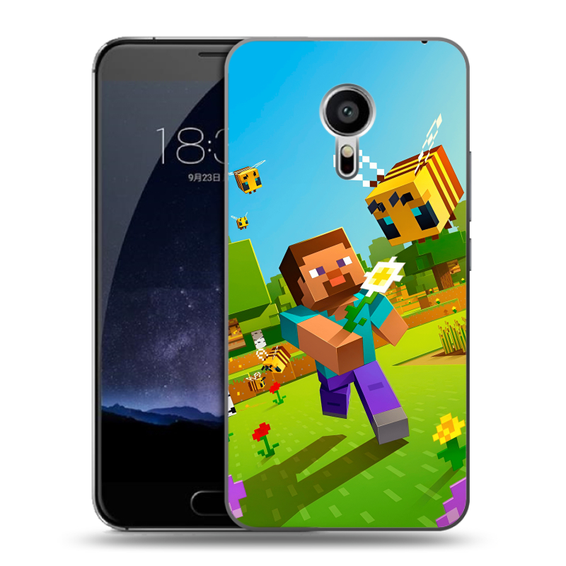 Пластиковый чехол на Meizu Pro 5 с принтом Майнкрафт Minecraft Пластиковый чехол на Meizu Pro 5 с принтом Майнкрафт Minecraft
