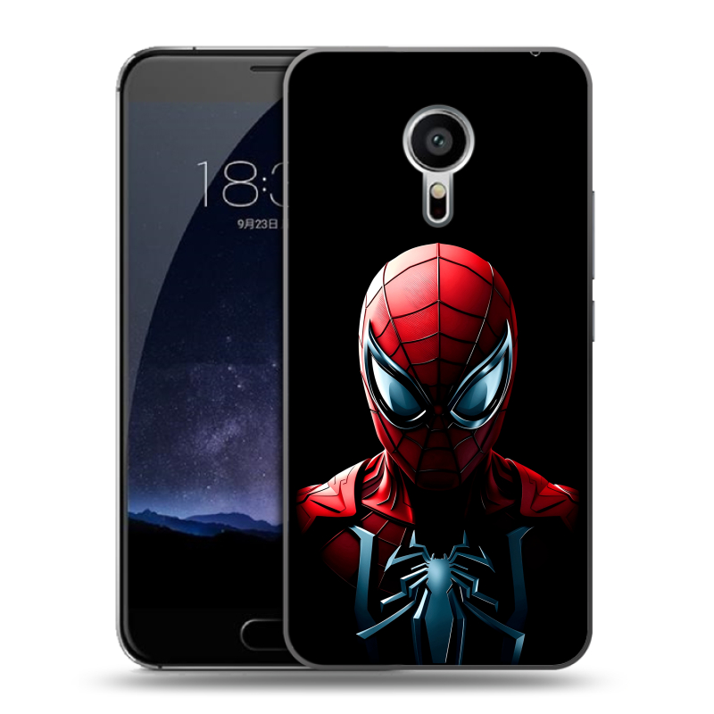 Пластиковый чехол на Meizu Pro 5 с принтом Spiderman Человек паук Пластиковый чехол на Meizu Pro 5 с принтом Spiderman Человек паук