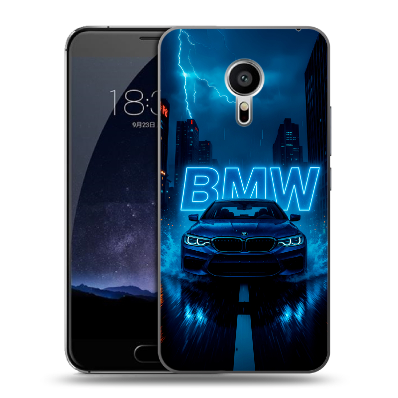 Пластиковый чехол на Meizu Pro 5 с принтом BMW БМВ Пластиковый чехол на Meizu Pro 5 с принтом BMW БМВ