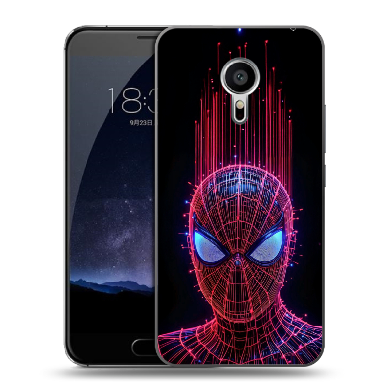 Пластиковый чехол на Meizu Pro 5 с принтом Spiderman Человек паук Пластиковый чехол на Meizu Pro 5 с принтом Spiderman Человек паук