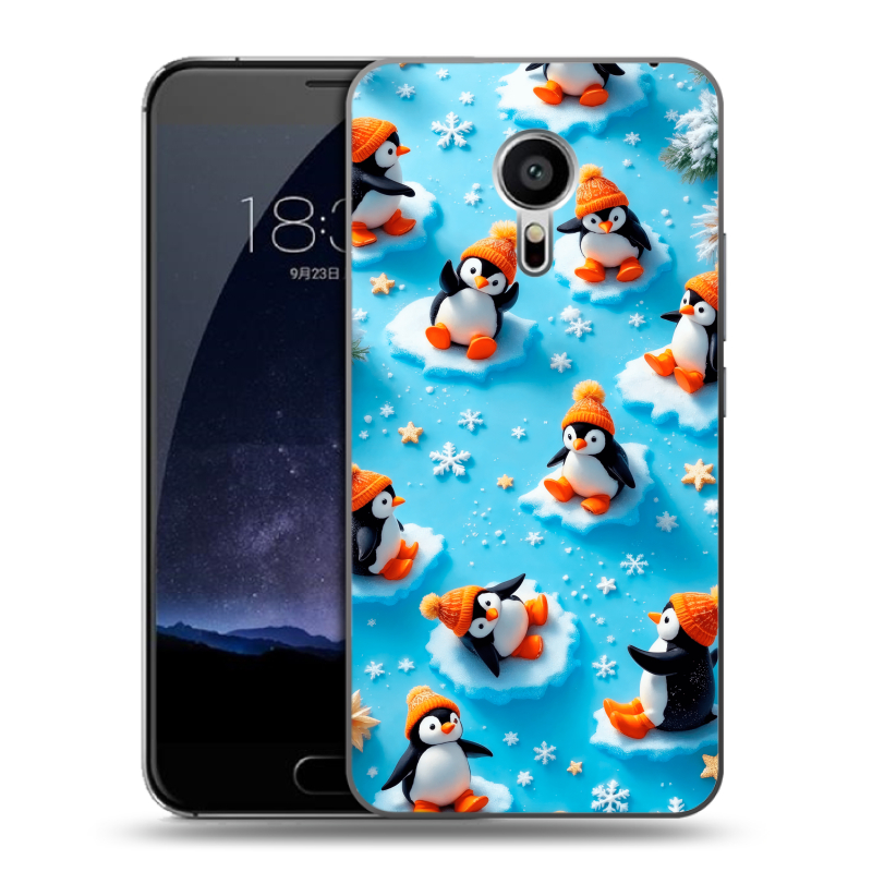 Пластиковый чехол на Meizu Pro 5 с принтом Новый год Пластиковый чехол на Meizu Pro 5 с принтом Новый год