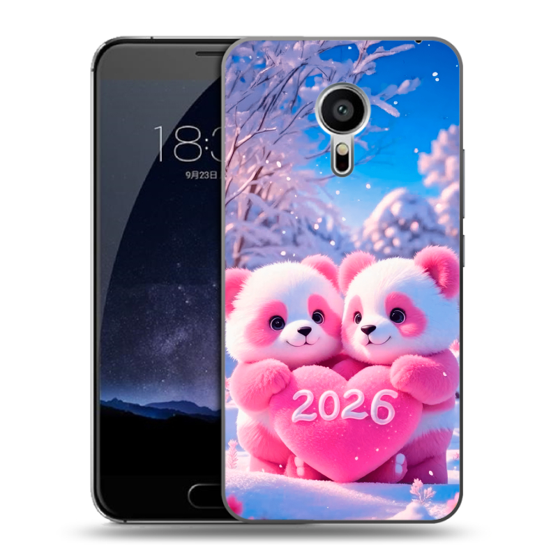 Пластиковый чехол на Meizu Pro 5 с принтом Новый год Пластиковый чехол на Meizu Pro 5 с принтом Новый год