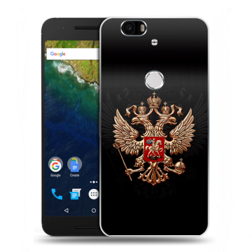 Силиконовый чехол на Google Huawei Nexus 6P с принтом Герб России Силиконовый чехол на Google Huawei Nexus 6P с принтом Герб России
