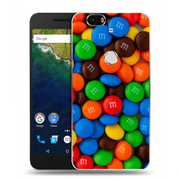 Силиконовый чехол на Google Huawei Nexus 6P с принтом Конфеты Силиконовый чехол на Google Huawei Nexus 6P с принтом Конфеты
