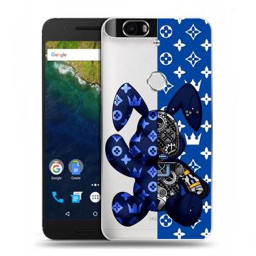 Силиконовый чехол на Google Huawei Nexus 6P с принтом Луи робот Силиконовый чехол на Google Huawei Nexus 6P с принтом Луи робот