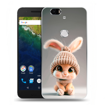 Силиконовый чехол на Google Huawei Nexus 6P с принтом Кролик Силиконовый чехол на Google Huawei Nexus 6P с принтом Кролик