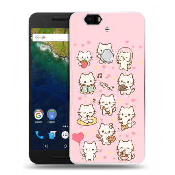 Силиконовый чехол на Google Huawei Nexus 6P с принтом Hello Kitty Хелоу Кити Силиконовый чехол на Google Huawei Nexus 6P с принтом Hello Kitty Хелоу Кити