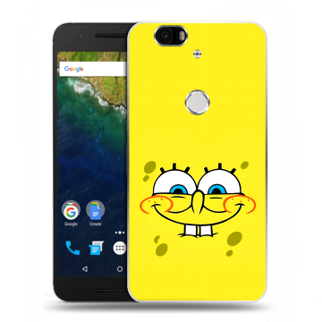 Силиконовый чехол на Google Huawei Nexus 6P с принтом спанчбоб спанч боб Силиконовый чехол на Google Huawei Nexus 6P с принтом спанчбоб спанч боб
