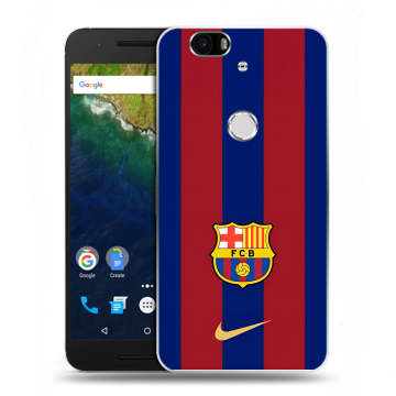 Силиконовый чехол на Google Huawei Nexus 6P с принтом Барселона Barcelona