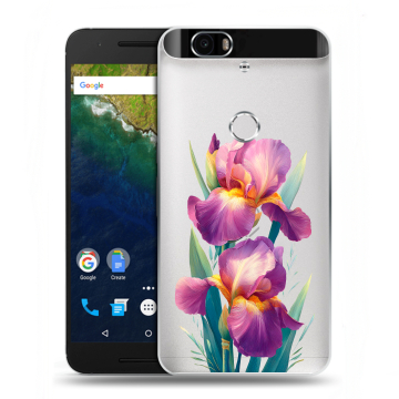 Силиконовый чехол на Google Huawei Nexus 6P с принтом Цветы орхидеи Силиконовый чехол на Google Huawei Nexus 6P с принтом Цветы орхидеи