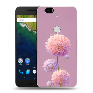 Силиконовый чехол на Google Huawei Nexus 6P с принтом Цветы Силиконовый чехол на Google Huawei Nexus 6P с принтом Цветы
