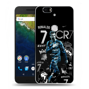 Силиконовый чехол на Google Huawei Nexus 6P с принтом Реал Роналдо Силиконовый чехол на Google Huawei Nexus 6P с принтом Реал Роналдо