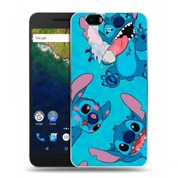 Силиконовый чехол на Google Huawei Nexus 6P с принтом Лило и Стич Силиконовый чехол на Google Huawei Nexus 6P с принтом Лило и Стич