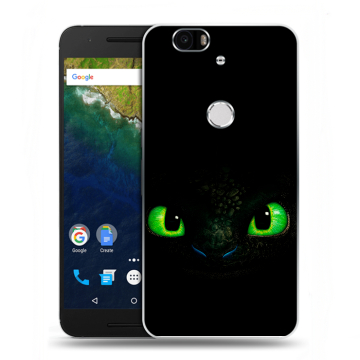 Силиконовый чехол на Google Huawei Nexus 6P с принтом Как приручить дракона