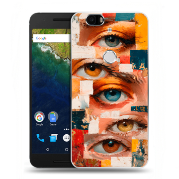 Силиконовый чехол на Google Huawei Nexus 6P с принтом Модный принт Силиконовый чехол на Google Huawei Nexus 6P с принтом Модный принт