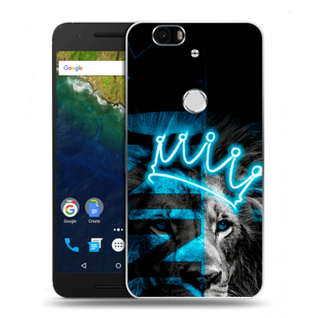 Силиконовый чехол на Google Huawei Nexus 6P с принтом Король лев Силиконовый чехол на Google Huawei Nexus 6P с принтом Король лев