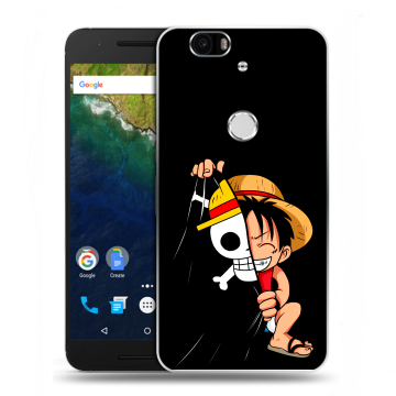 Силиконовый чехол на Google Huawei Nexus 6P с принтом One Piece Ван Пис Силиконовый чехол на Google Huawei Nexus 6P с принтом One Piece Ван Пис