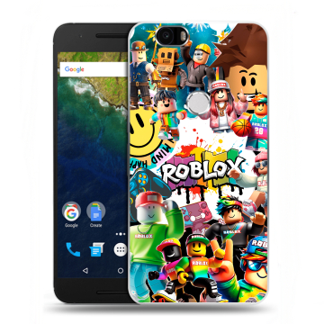 Силиконовый чехол на Google Huawei Nexus 6P с принтом Roblox Роблокс Силиконовый чехол на Google Huawei Nexus 6P с принтом Roblox Роблокс