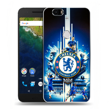 Силиконовый чехол на Google Huawei Nexus 6P с принтом Chelsea Челси Силиконовый чехол на Google Huawei Nexus 6P с принтом Chelsea Челси