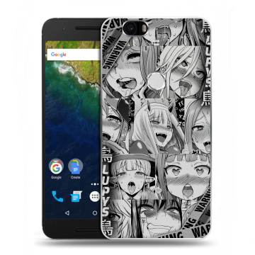 Силиконовый чехол на Google Huawei Nexus 6P с принтом Ahegao Ахегао Аниме Силиконовый чехол на Google Huawei Nexus 6P с принтом Ahegao Ахегао Аниме