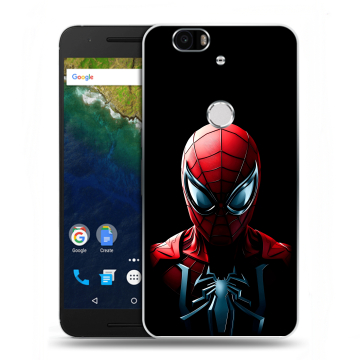 Силиконовый чехол на Google Huawei Nexus 6P с принтом Spiderman Человек паук Силиконовый чехол на Google Huawei Nexus 6P с принтом Spiderman Человек паук