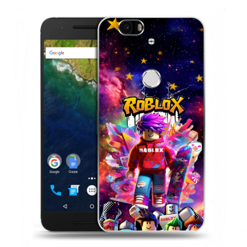 Силиконовый чехол на Google Huawei Nexus 6P с принтом Roblox Роблокс Силиконовый чехол на Google Huawei Nexus 6P с принтом Roblox Роблокс