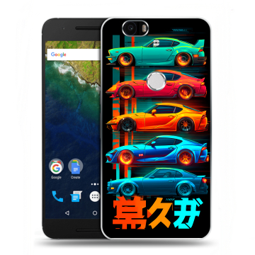 Силиконовый чехол на Google Huawei Nexus 6P с принтом машины тачки Силиконовый чехол на Google Huawei Nexus 6P с принтом машины тачки