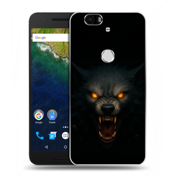 Силиконовый чехол на Google Huawei Nexus 6P с принтом Волк Силиконовый чехол на Google Huawei Nexus 6P с принтом Волк
