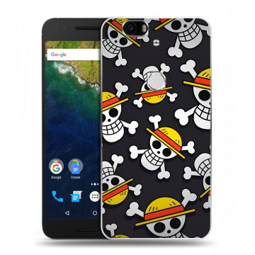 Силиконовый чехол на Google Huawei Nexus 6P с принтом One Piece Ван Пис Силиконовый чехол на Google Huawei Nexus 6P с принтом One Piece Ван Пис
