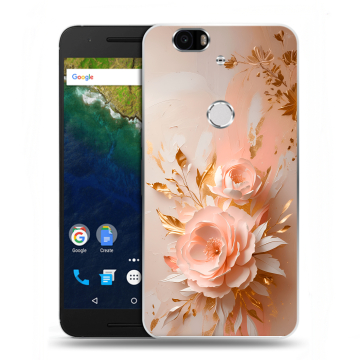 Силиконовый чехол на Google Huawei Nexus 6P с принтом женский Силиконовый чехол на Google Huawei Nexus 6P с принтом женский