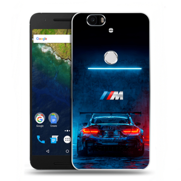 Силиконовый чехол на Google Huawei Nexus 6P с принтом BMW БМВ Силиконовый чехол на Google Huawei Nexus 6P с принтом BMW БМВ