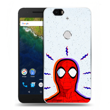 Силиконовый чехол на Google Huawei Nexus 6P с принтом Spiderman Человек паук Силиконовый чехол на Google Huawei Nexus 6P с принтом Spiderman Человек паук