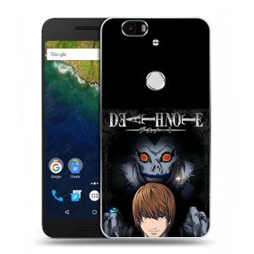 Силиконовый чехол на Google Huawei Nexus 6P с принтом Death note Тетрадь смерти Силиконовый чехол на Google Huawei Nexus 6P с принтом Death note Тетрадь смерти
