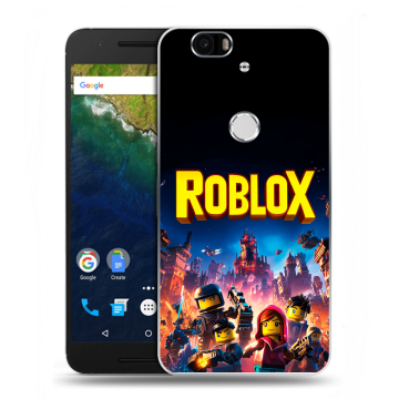 Силиконовый чехол на Google Huawei Nexus 6P с принтом Roblox Роблокс Силиконовый чехол на Google Huawei Nexus 6P с принтом Roblox Роблокс